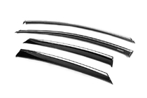Ford Focus III 2011-2017 Windabweiser mit Chromleiste Niken (SD/HB, 4 Stk) Foto 2
