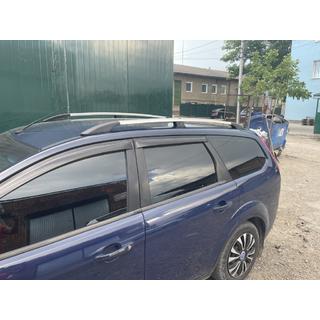Aluminium Dachreling (Caravan, Chrom) Ford Focus II 2008-2011 Foto 2