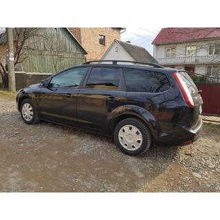 Aluminium Dachreling (Caravan, Schwarz) Ford Focus II 2008-2011 Foto 2