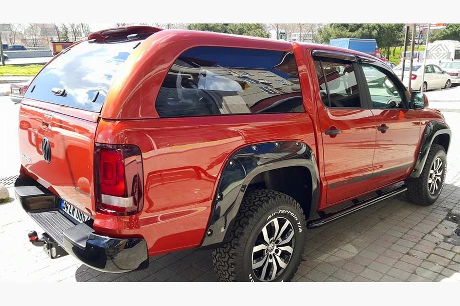 Volkswagen Amarok 2010-2022 Kotflügelverbreiterungen (GFK, grundiert zum Lackieren) Foto 4