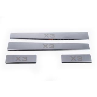 Einstiegsleisten Carmos (4 Stk, Edelstahl) BMW X3 E83 2003-2010 Foto 2