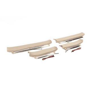 Einstiegsleisten mit Beleuchtung (beige) Toyota Land Cruiser Prado 150 2009-2023 Foto 1