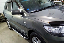 Hyundai Santa Fe 2 2006-2012 Seitenschweller Fullmond (2 Stk, Alu) Foto 3