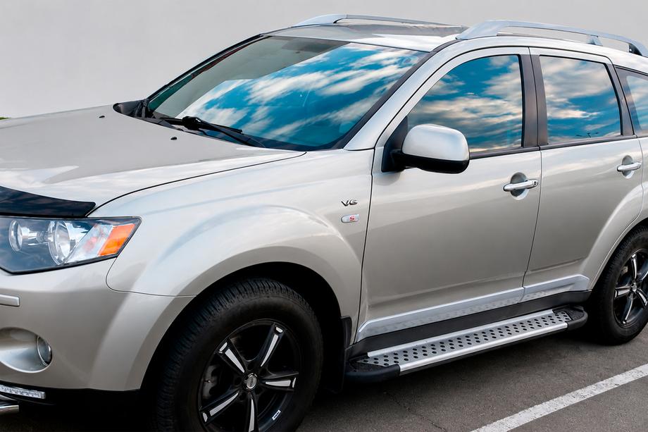 Mitsubishi Outlander 2006-2012 Trittbretter Allmond Grey (2 Stk., Alu) Foto 1