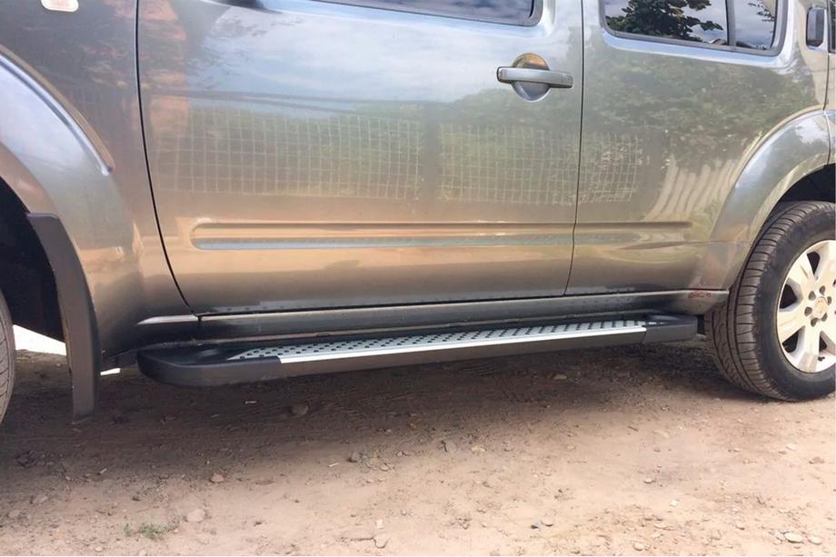Nissan Pathfinder R51 2005-2014 Trittbretter Allmond Grey (2 Stk., Alu) Foto 5