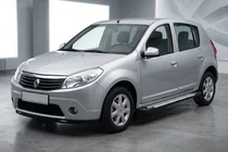 Dacia Sandero 2007-2013 Seitenschweller X5-Typ (2 Stk., Alu) Foto 1