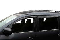 Dacia Logan MCV 2004-2014 Fensterrahmen Zierleisten Aussen Edelstahl (4 Stk) Carmos - Türkischer Edelstahl Foto 4