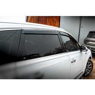 Windabweiser mit Chromleisten (4 Stk, HIC) Audi Q7 2015–2026 Foto 3
