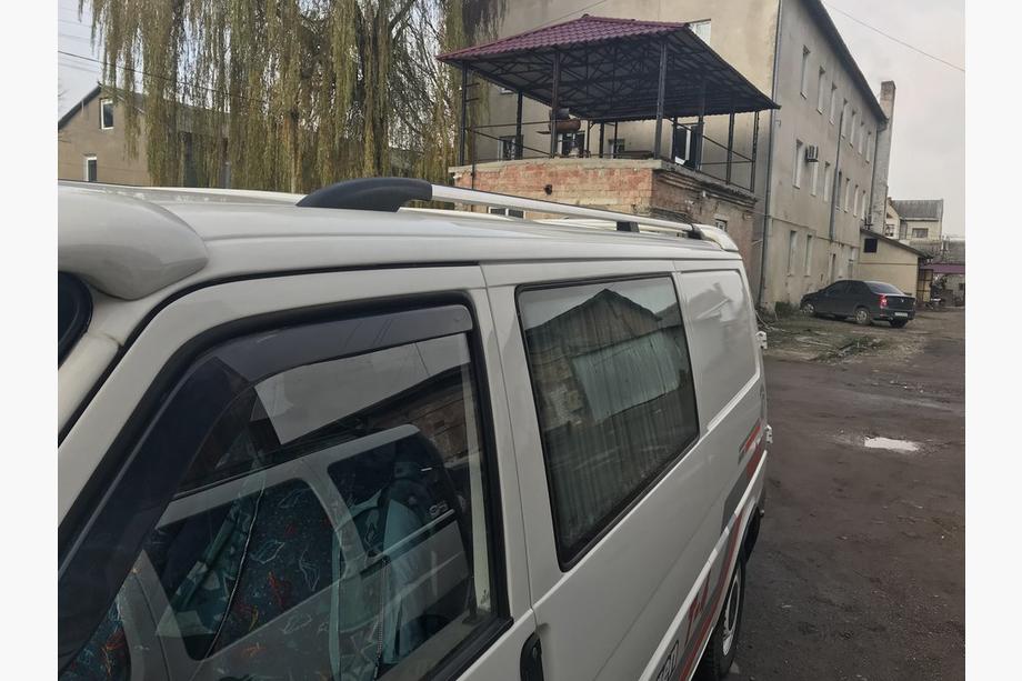 Volkswagen T4 Transporter 1990-2003 Dachreling Chrom DORA (Metallbefestigung) Foto 3