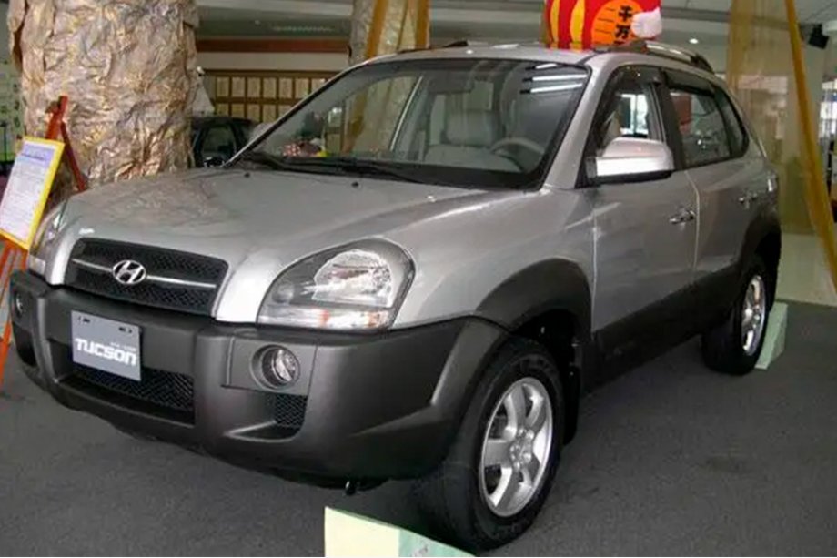 Hyundai Tucson JM 2004- Windabweiser (4 Stk, HIC) Foto 3