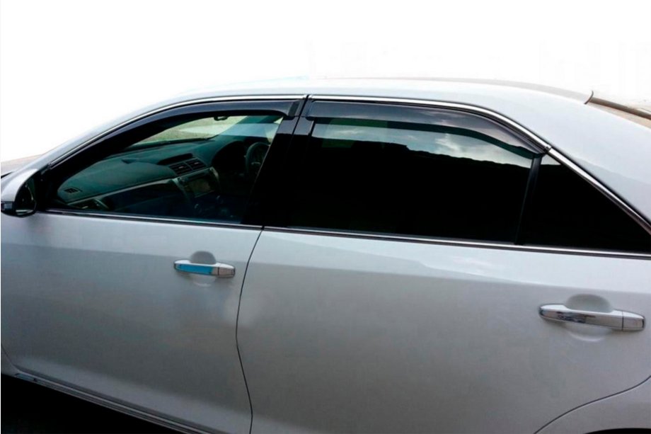 Mazda 6 2008-2012 Windabweiser mit Chromleisten SD (4 Stk, HIC) Foto 5