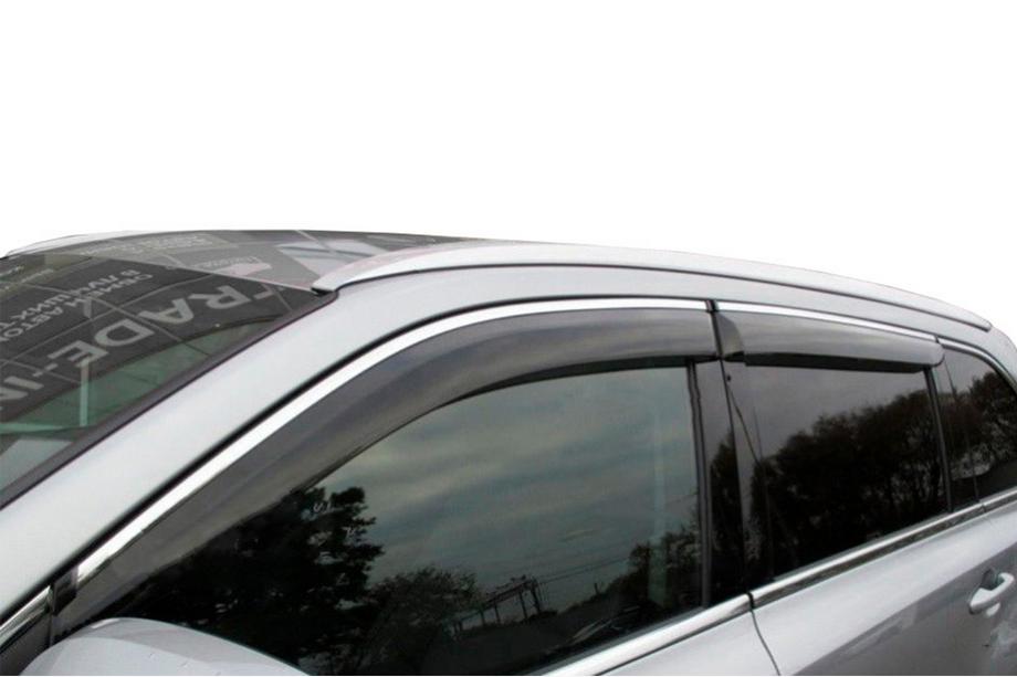 Nissan Juke 2010-2019 Windabweiser mit Chromleisten (4 Stk, HIC) Foto 1
