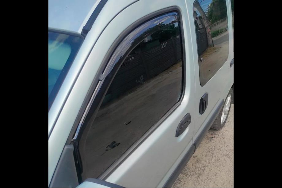 Renault Kangoo 1998-2008 Windabweiser zum Einstecken (2 Stk, HIC) Foto 2