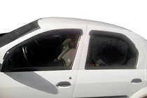 Renault Logan I 2008-2013 Windabweiser (4 Stk, HIC) Foto 1