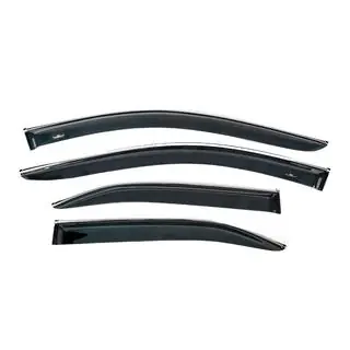 Windabweiser mit verchromter Zierleiste (EU, 4 Stk, HIC) Toyota Camry 2006-2011 Foto 2