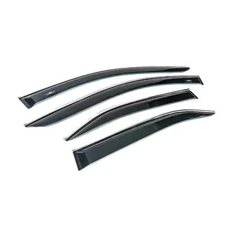 Windabweiser mit verchromter Zierleiste (EU, 4 Stk, HIC) Toyota Camry 2006-2011 Foto 3