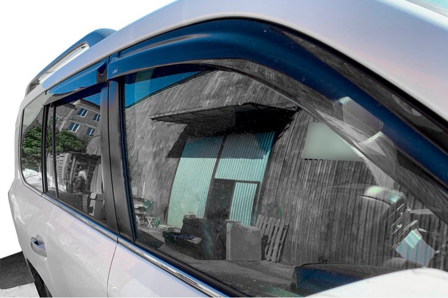 Toyota Land Cruiser 200 2007-2021 Windabweiser 8cm (4 Stk, HIC) Foto 19