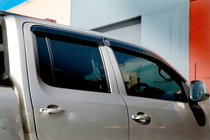 Volkswagen Amarok 2010-2022 Windabweiser (4 Stk, HIC) Foto 7