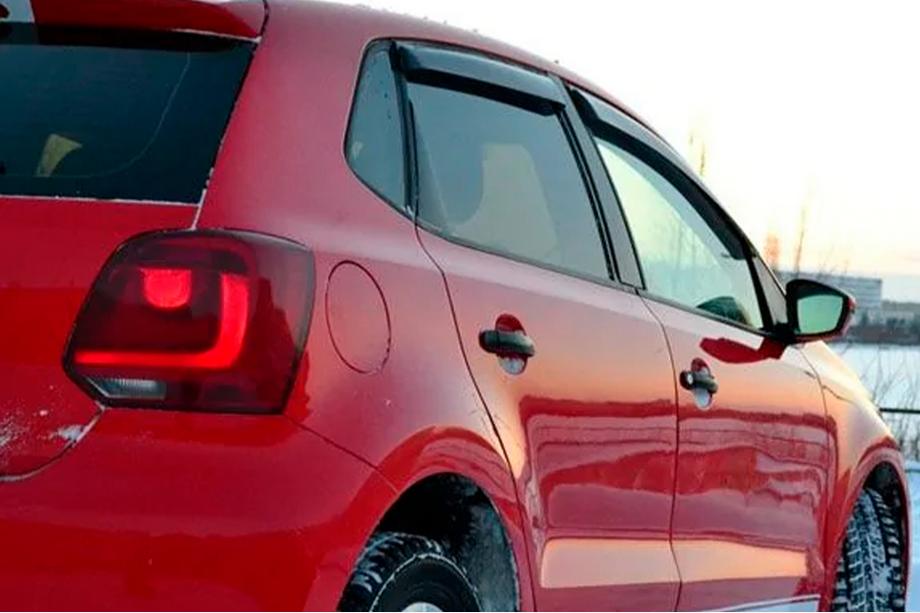 Volkswagen Polo 2010-2017 Windabweiser HB (4 Stk, HIC) Foto 2