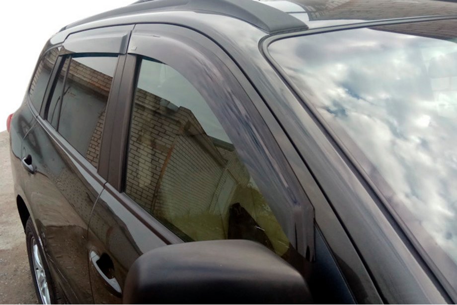 Hyundai Santa Fe 2 2006-2012 Windabweiser (4 Stk, HIC) Foto 11