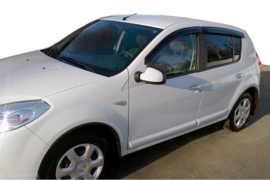 Renault Sandero 2007-2013 Windabweiser (4 Stk, HIC) Foto 1