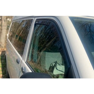 Windabweiser zum Einstecken (2 Stk, HIC) Volkswagen T5 Transporter 2003-2010 Foto 4