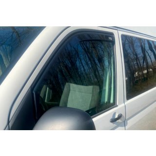 Windabweiser zum Einstecken (2 Stk, HIC) Volkswagen T5 Caravelle 2004-2010 Foto 4