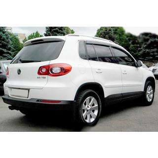 Windabweiser mit Chromleisten (4 Stk, HIC) Volkswagen Tiguan 2007-2016 Foto 3