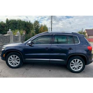 Windabweiser mit Chromleisten (4 Stk, HIC) Volkswagen Tiguan 2007-2016 Foto 2