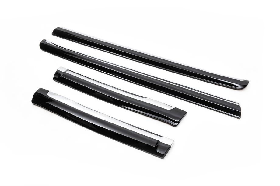 Toyota Land Cruiser Prado 150 2009-2023 Türleisten (Design 2013-2017) Weiß Foto 6