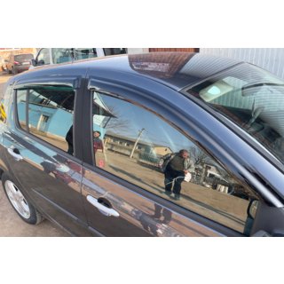 Windabweiser (4 Stk, HIC) Renault Clio III 2005-2012 Foto 2