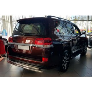 Heckschutz AK002-double (2 Stk., Edelstahl) Toyota Land Cruiser 200 2007-2021 Foto 2