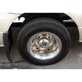 Edelstahl Radkappen Exklusiv V1 (2-teilige, 4 Stk) Mercedes Sprinter W906 2006–2018 Foto 4