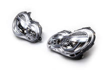 Mercedes C-class W203 2000-2007 Frontscheinwerfer mit LED-Tagfahrlicht (2 Stk) Dunkel Foto 4