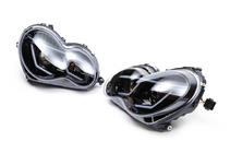 Mercedes C-class W203 2000-2007 Frontscheinwerfer mit LED-Tagfahrlicht (2 Stk) Dunkel Foto 10