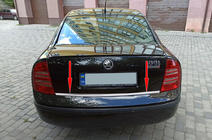 Skoda Superb 2001-2009 Kofferraumleiste Edelstahl Foto 1