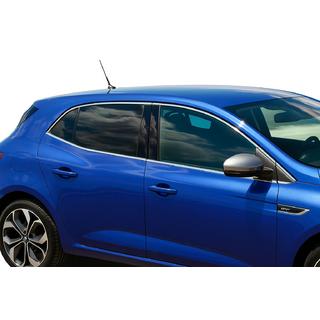 Komplett Fensterrahmen Abdeckung (HB, 12-tlg., Edelstahl) Renault Megane IV 2016-2025 Foto 1