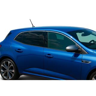 Fensterzierleisten oben (HB, 6 Stk, Edelstahl) Renault Megane IV 2016-2025 Foto 1