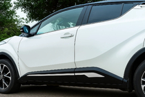 Toyota C-HR 2016-2023 Türleisten OmsaLine (4 Stk., Edelstahl) Foto 1