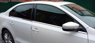 Volkswagen Jetta 2011-2018 Fensterleisten unten Edelstahl (6 Stk) Carmos - Türkischer Edelstahl Foto 1