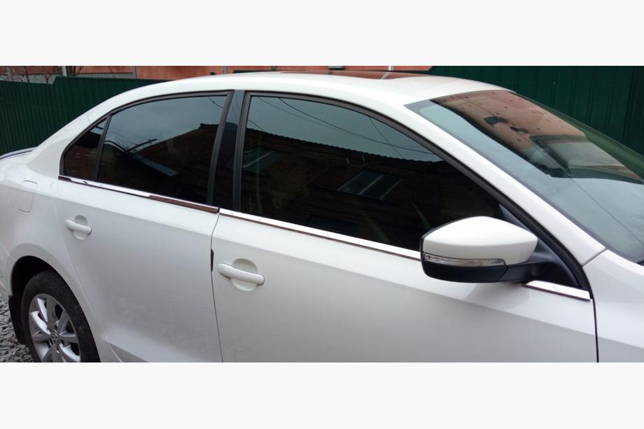 Volkswagen Jetta 2011-2018 Fensterleisten unten Edelstahl (6 Stk) Carmos - Türkischer Edelstahl Image