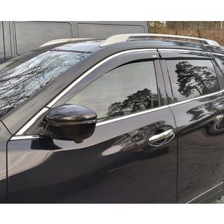 Windabweiser mit Chromleiste (4 Stk., Niken) Nissan X-trail T32/Rogue 2014-2021 Foto 2