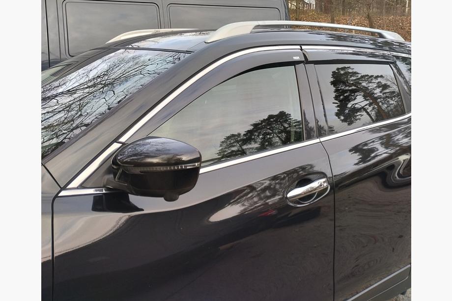Nissan X-trail T32/Rogue 2014-2021 Windabweiser mit Chromleiste (4 Stk., Niken) Foto 2