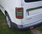 Volkswagen Caddy 2010-2015 Chrom Rückleuchten Abdeckungen V2 (2 Stk., Edelstahl) Foto 1