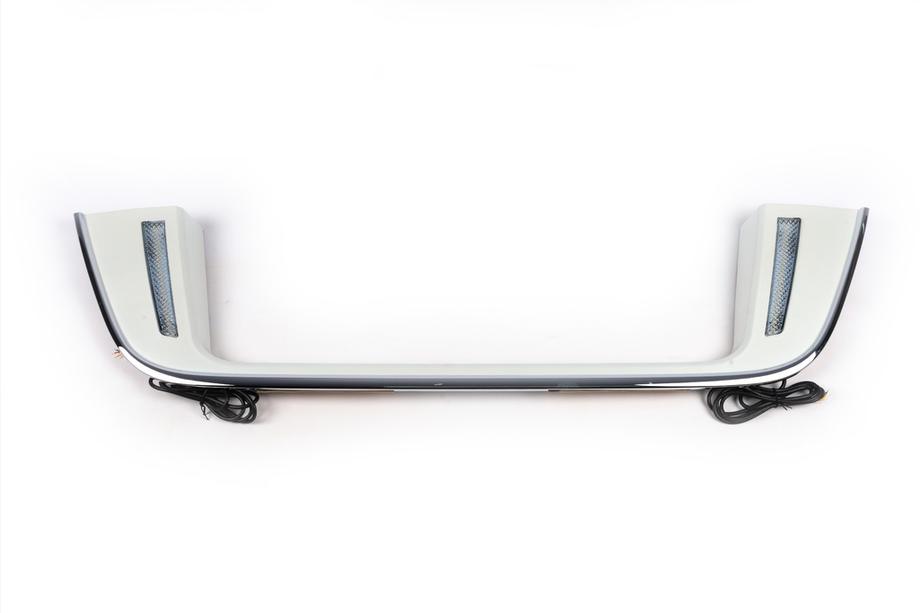 Toyota Land Cruiser 200 2007-2021 LED Kennzeichenhalter Schwarz Foto 2