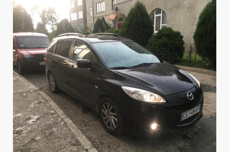 Mazda 5 2010-2018 Alu-Dachreling (Chrom) Kunststoff-Füße Foto 6