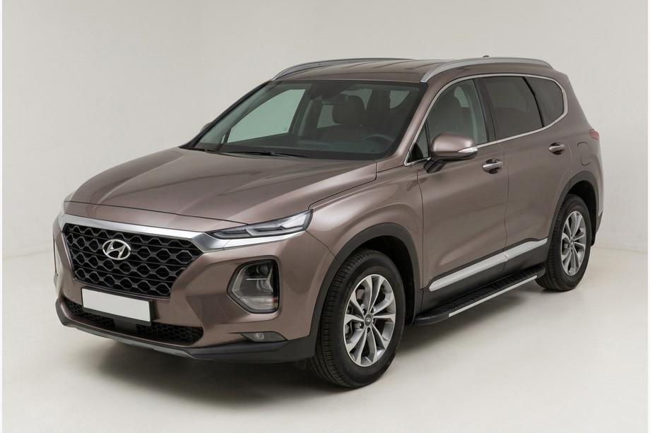 Hyundai Santa Fe 4 2018-2023 Seitenschweller Bosphore Grey (2 Stk., Aluminium) Foto 1