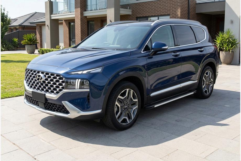 Hyundai Santa Fe 4 2018-2023 Seitenschweller Maya V1 (2 Stk., Aluminium) Foto 1