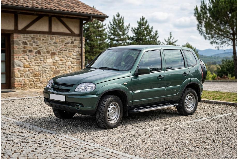 Chevrolet Niva 1998-2020 Seitenschweller RedLine V1 (2 Stk., Aluminium) Image