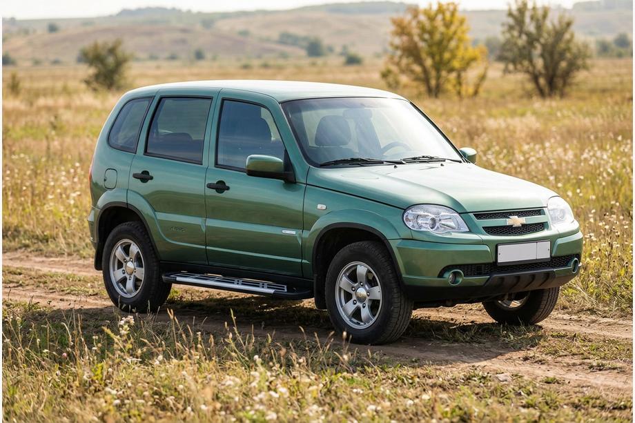 Chevrolet Niva 1998-2020 Seitenschweller Sunrise (2 Stk., Aluminium) Foto 1